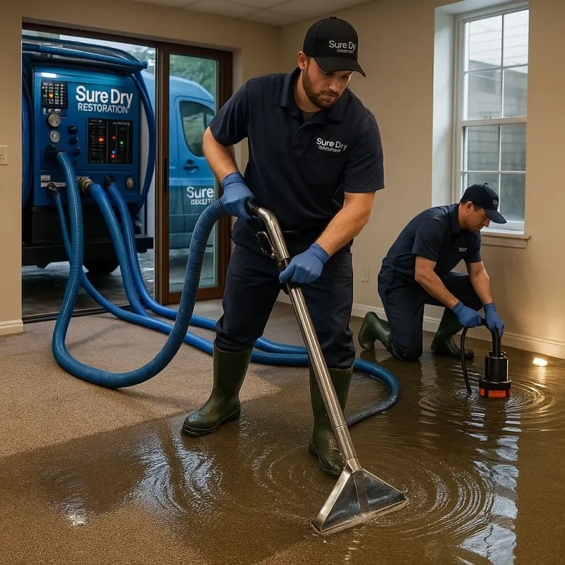 Water Extraction and Removal process in Woodstown, NJ